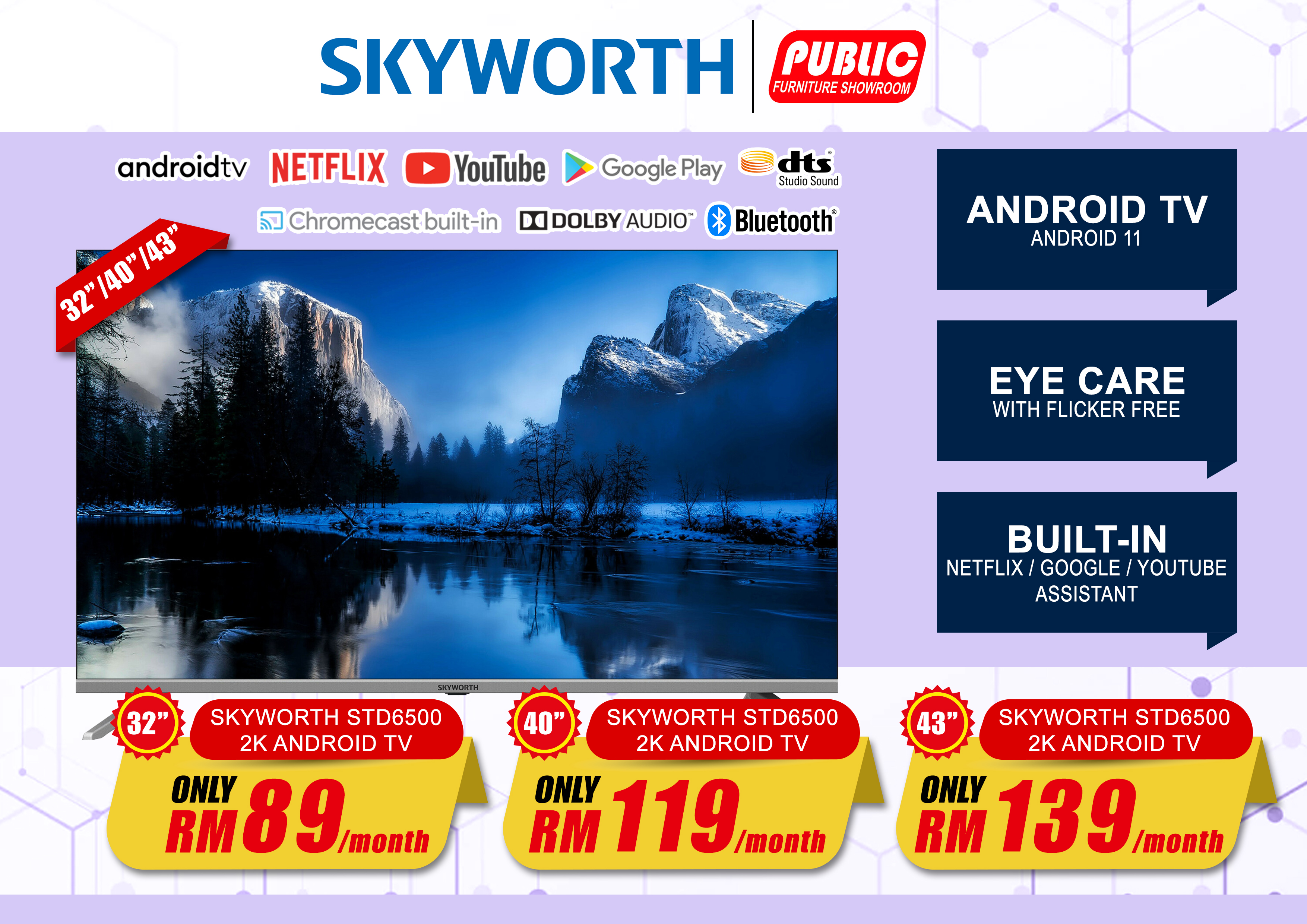 SKYWORTH 2K ANDROID TV